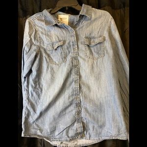 Jean Button-down